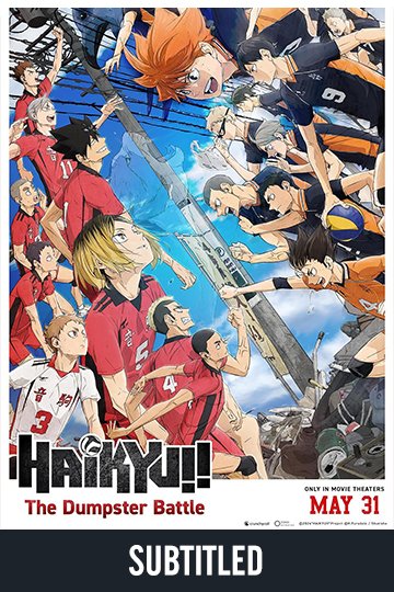 Haikyu!! The Dumpster Battle (Subbed) (PG-13) Movie Poster