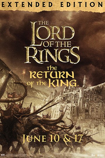 Lord of the Rings: Return of the King (2024) (PG-13) Movie Poster