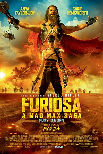 Furiosa: A Mad Max Saga (R) Movie Poster