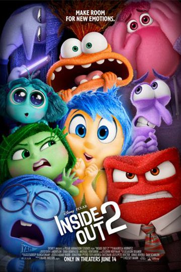 Inside Out 2 (PG) Movie Poster