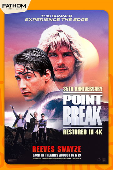 point break 35th anniversary Movie Poster