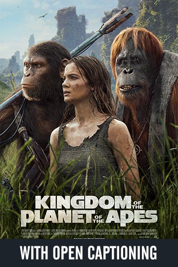 kingdom-of-the-planet-of-the-apes-open-caption Movie Poster