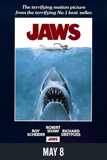 JAWS (PG) Movie Poster