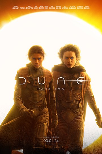 Dune: Part Two (PG-13) Movie Poster