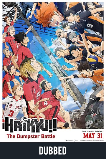 Haikyu!! The Dumpster Battle (Dubbed) (PG-13) Movie Poster
