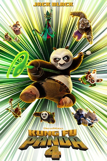 Kung Fu Panda 4 (PG) Movie Poster