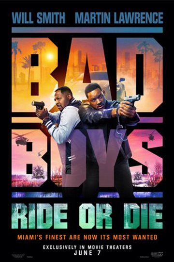 Bad Boys: Ride Or Die (R) Movie Poster