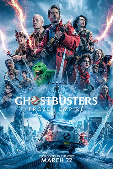 Ghostbusters: Frozen Empire (PG-13) Movie Poster