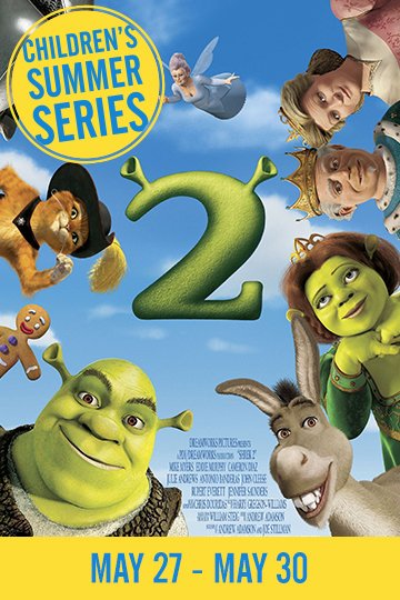 Summer Series: Shrek 2 (PG) Movie Poster